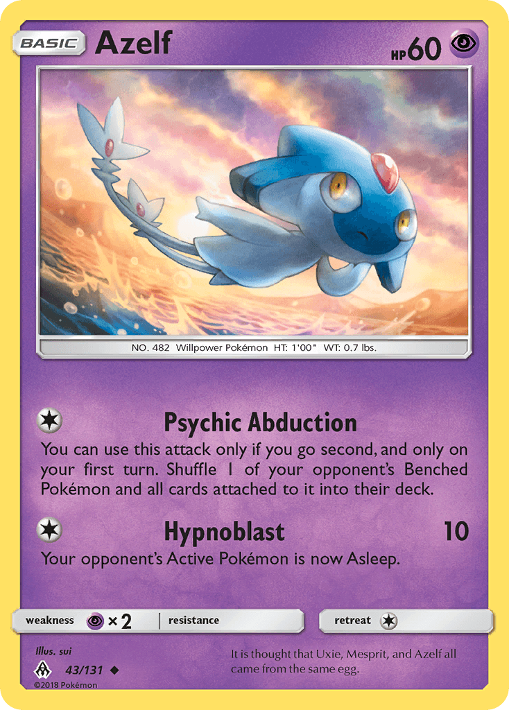 Azelf, Forbidden Light 43