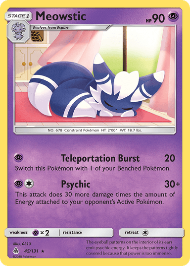 Meowstic, Forbidden Light 45