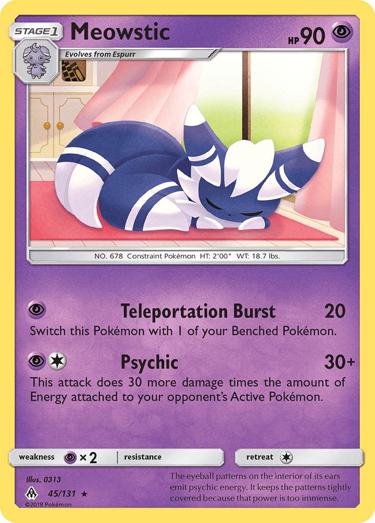 Meowstic, Forbidden Light 45