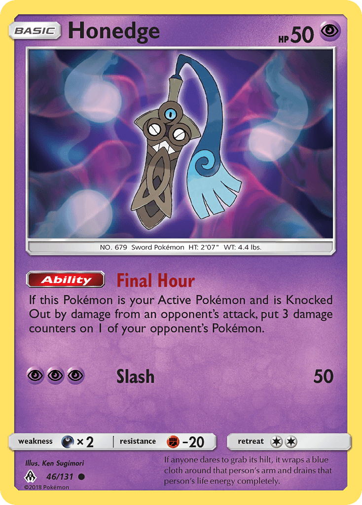 Honedge, Forbidden Light 46