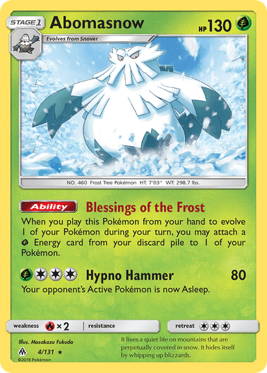 Abomasnow, Forbidden Light 4