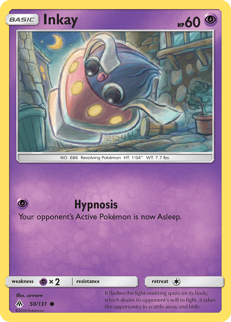 Inkay, Forbidden Light 50