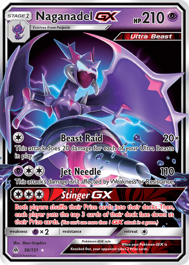 Naganadel-GX, Forbidden Light 56