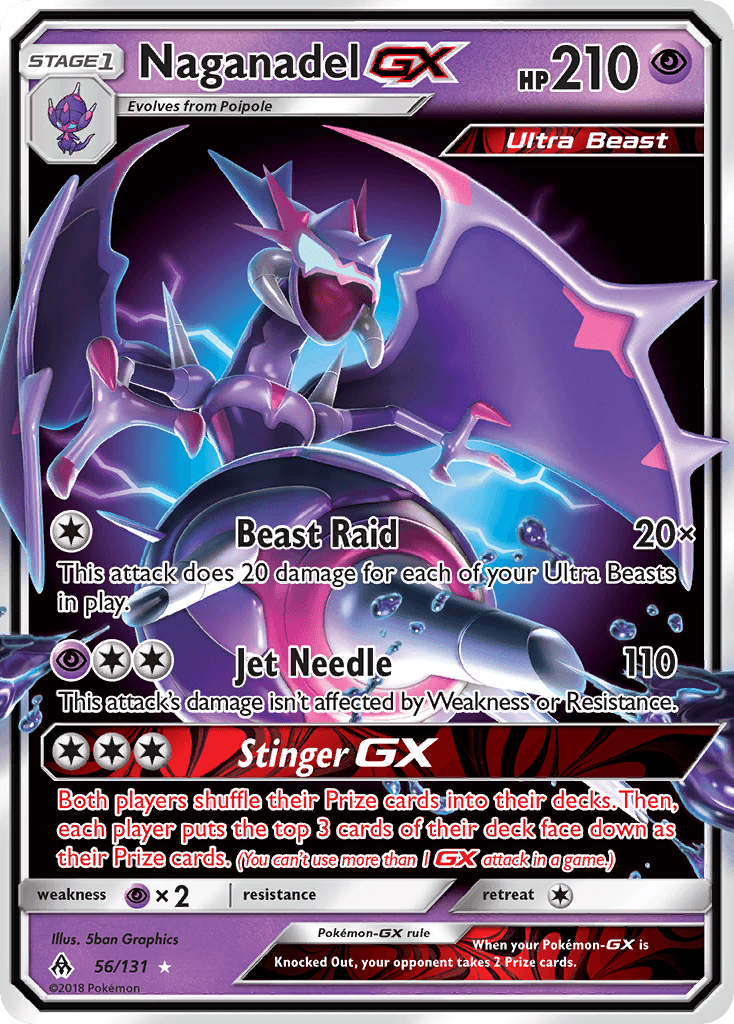 Naganadel-GX, Forbidden Light 56