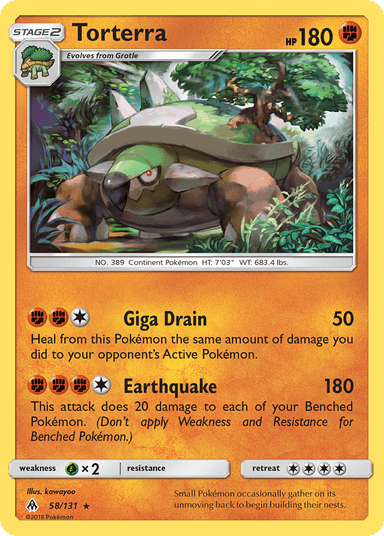 Torterra, Forbidden Light 58