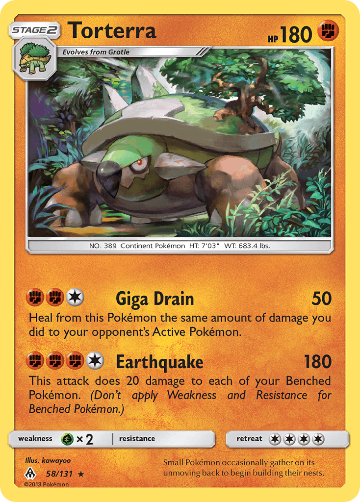 Torterra, Forbidden Light 58
