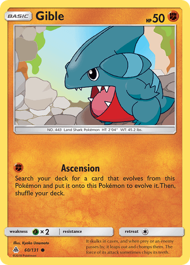 Gible, Forbidden Light 60