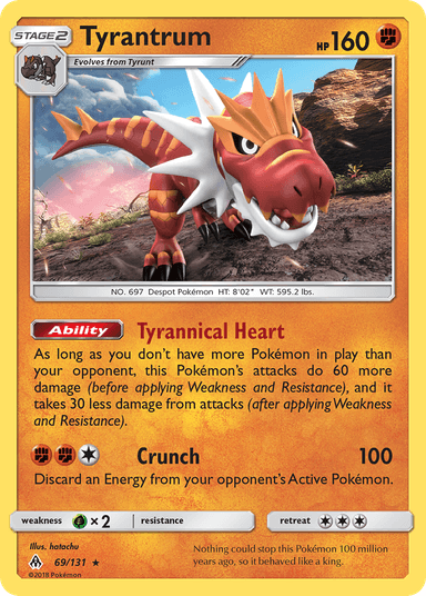 Tyrantrum, Forbidden Light 69