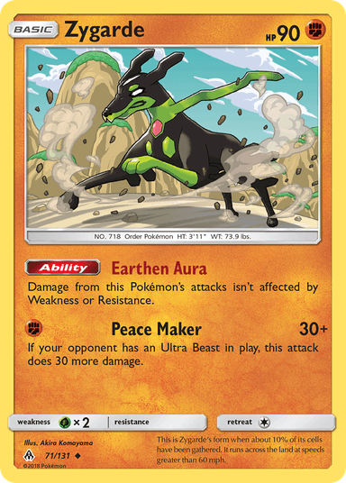 Zygarde, Forbidden Light 71