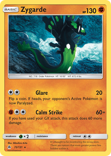 Zygarde, Forbidden Light 72