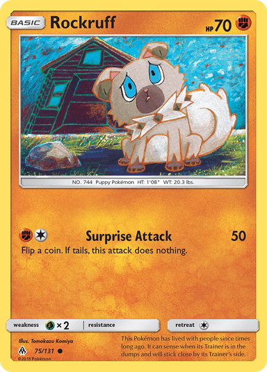 Rockruff, Forbidden Light 75