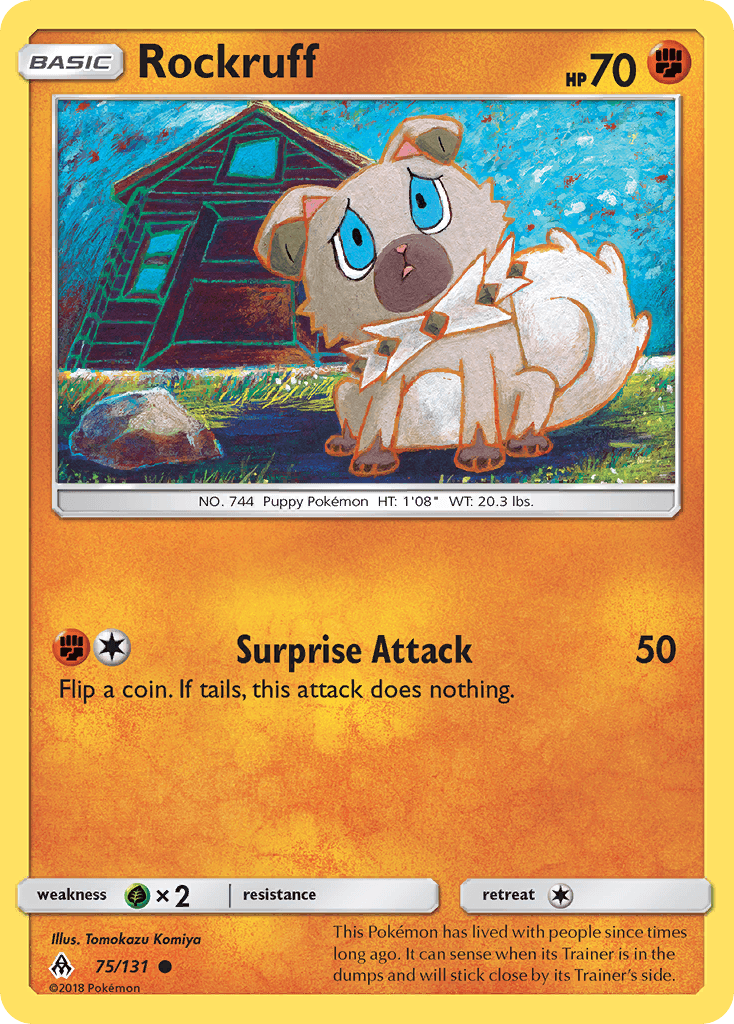 Rockruff, Forbidden Light 75