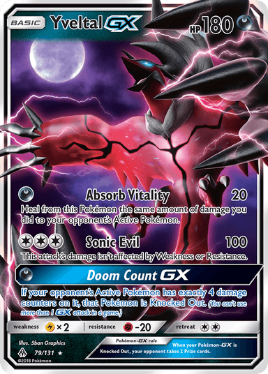 Yveltal-GX, Forbidden Light 79