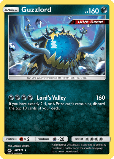 Guzzlord, Forbidden Light 80