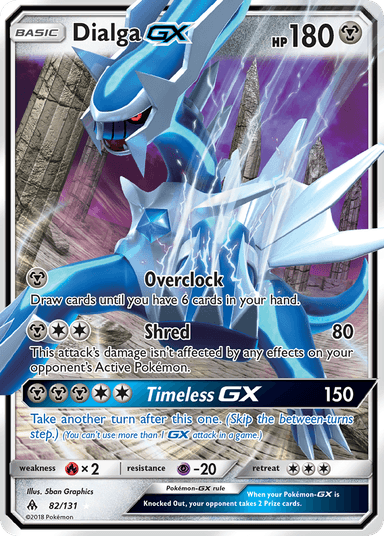 Dialga-GX, Forbidden Light 82