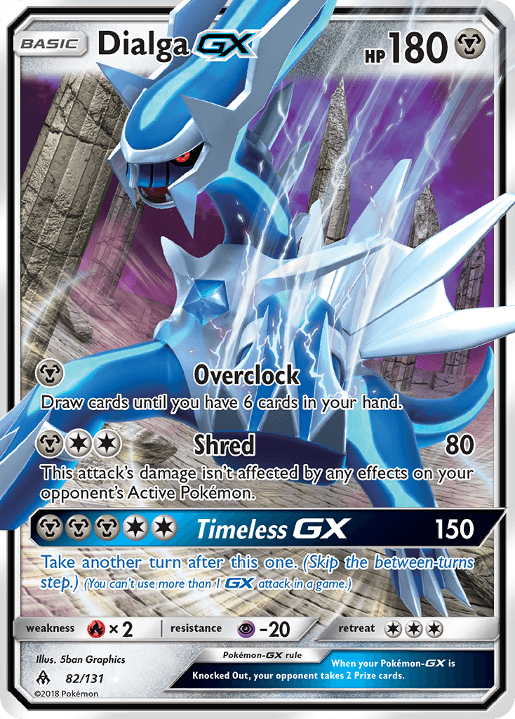 Dialga-GX, Forbidden Light 82