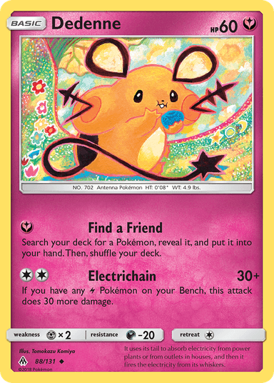Dedenne, Forbidden Light 88