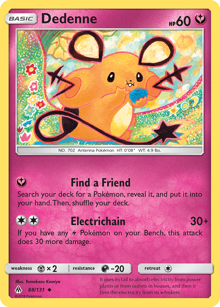 Dedenne, Forbidden Light 88