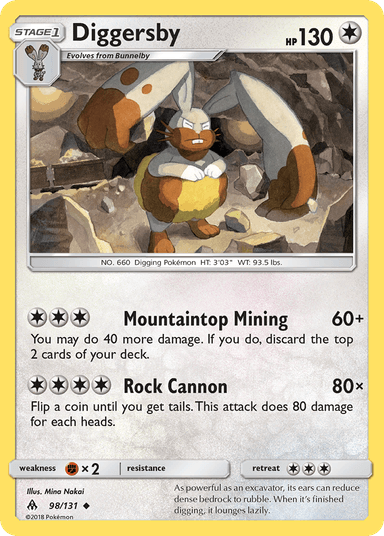 Diggersby, Forbidden Light 98