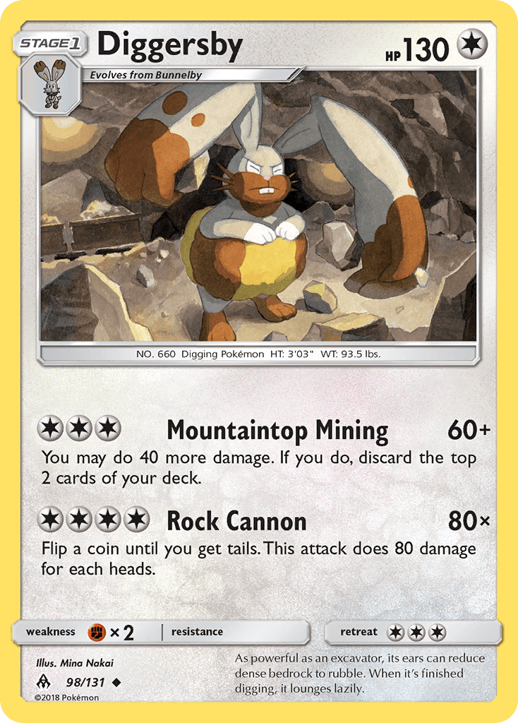 Diggersby, Forbidden Light 98