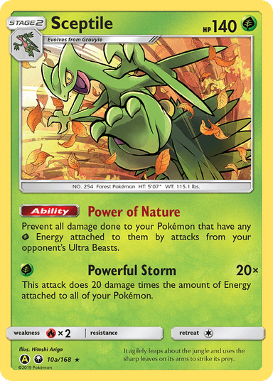 Sceptile, Celestial Storm 10a
