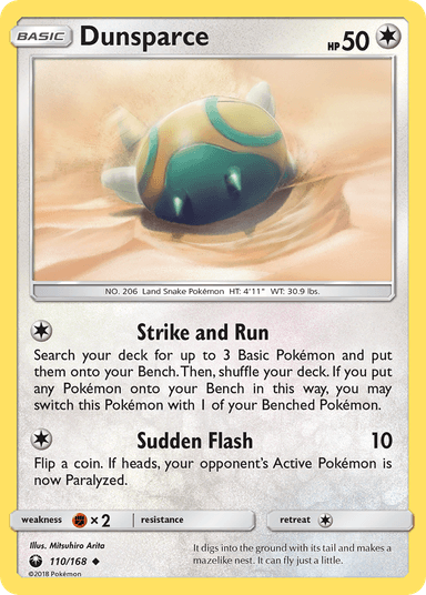 Dunsparce, Celestial Storm 110