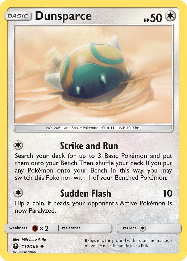 Dunsparce, Celestial Storm 110