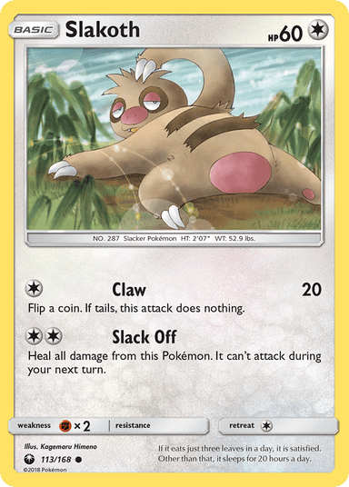 Slakoth, Celestial Storm 113
