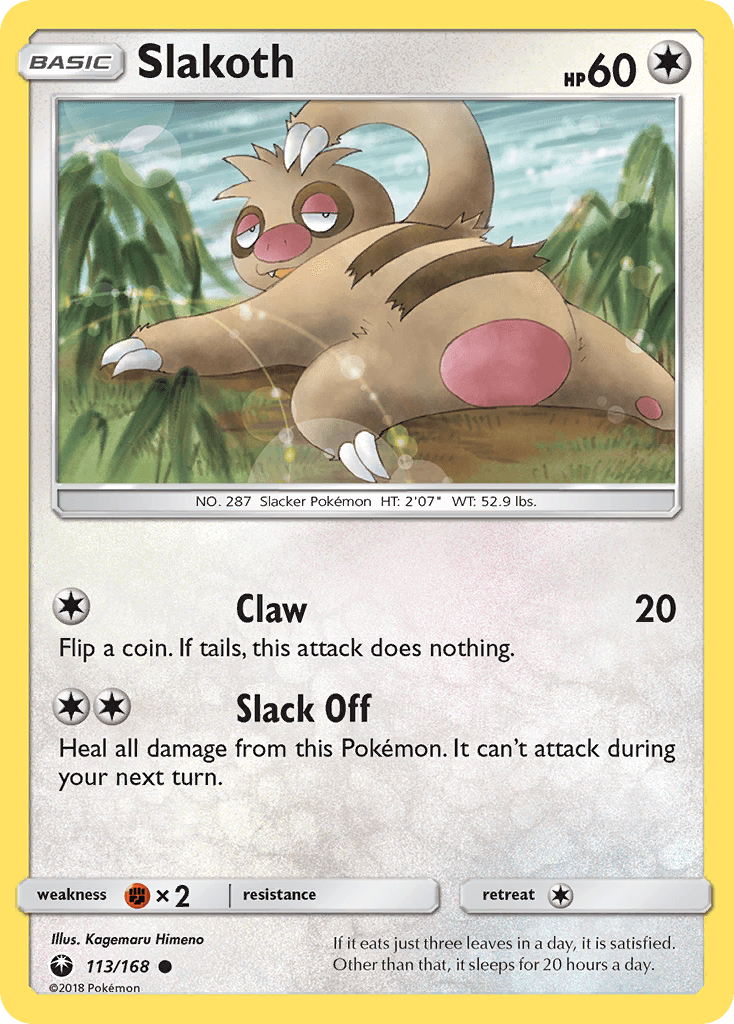 Slakoth, Celestial Storm 113