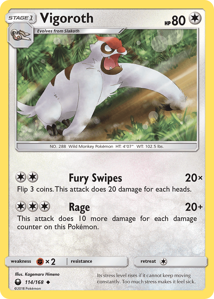 Vigoroth, Celestial Storm 114