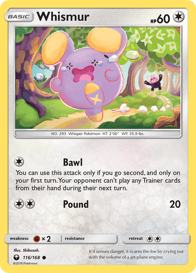 Whismur, Celestial Storm 116