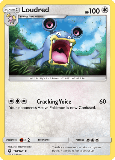 Loudred, Celestial Storm 118
