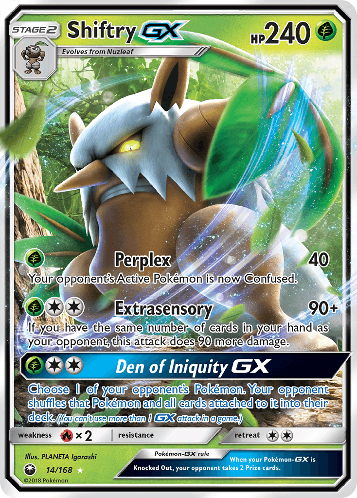 Shiftry-GX, Celestial Storm 14