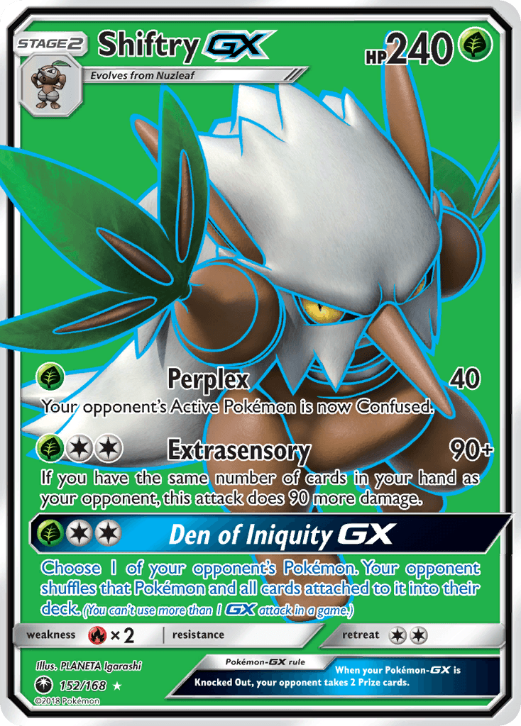 Shiftry-GX, Celestial Storm 152
