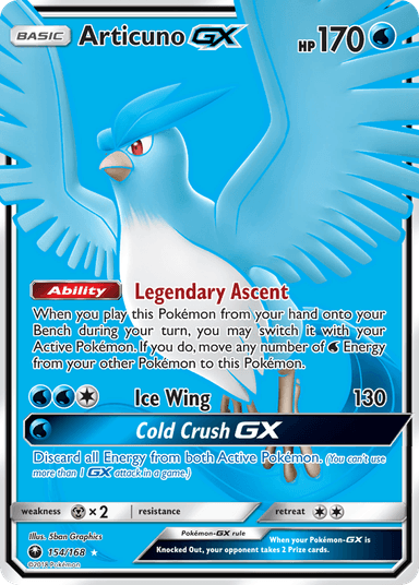 Articuno-GX, Celestial Storm 154