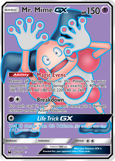 Mr. Mime-GX, Celestial Storm 156