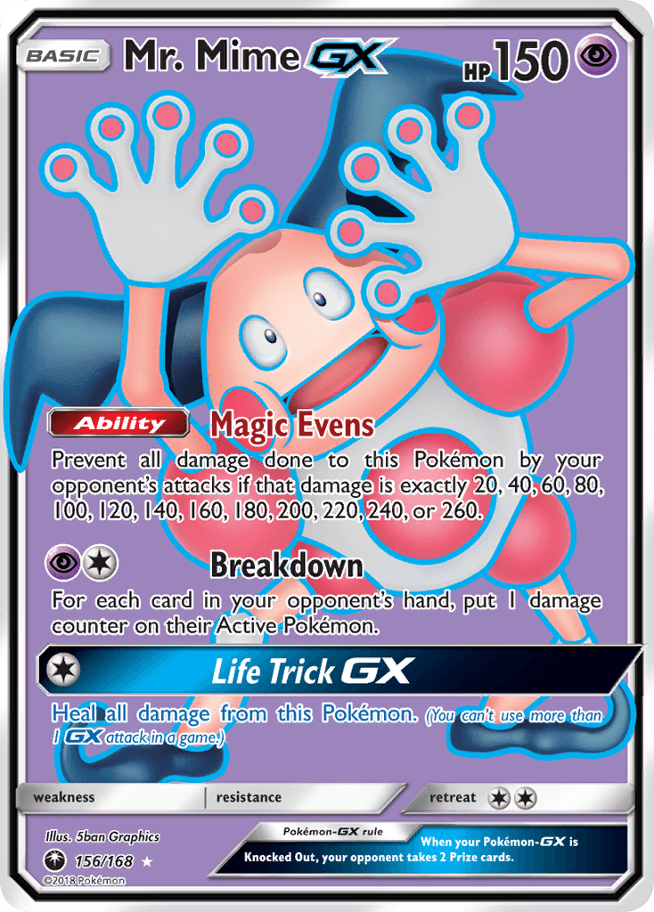 Mr. Mime-GX, Celestial Storm 156