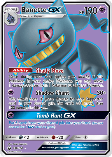 Banette-GX, Celestial Storm 157