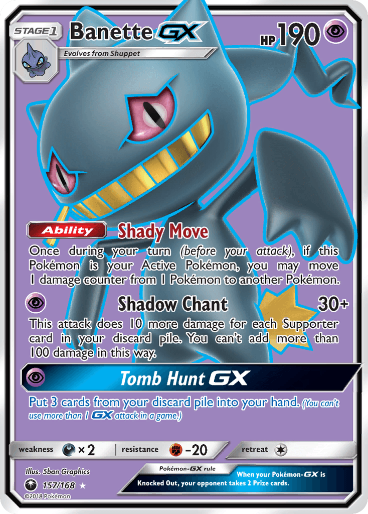 Banette-GX, Celestial Storm 157