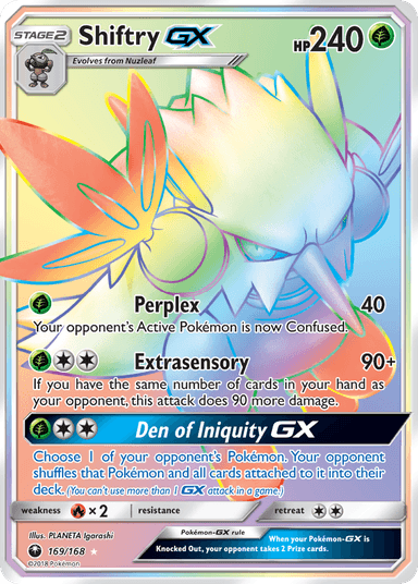 Shiftry-GX, Celestial Storm 169