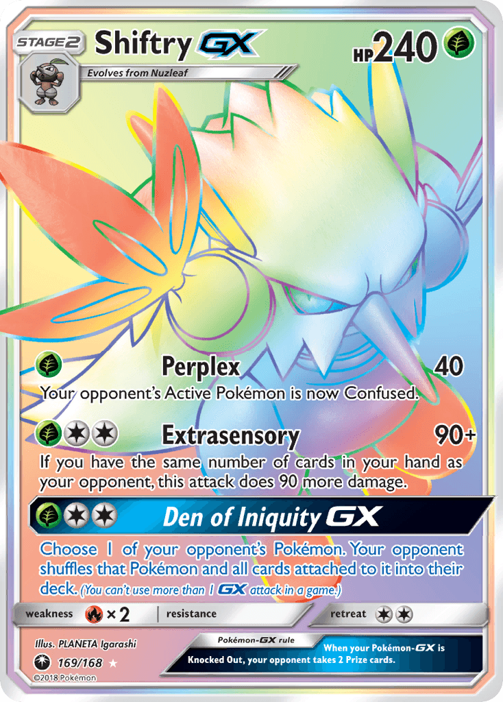 Shiftry-GX, Celestial Storm 169