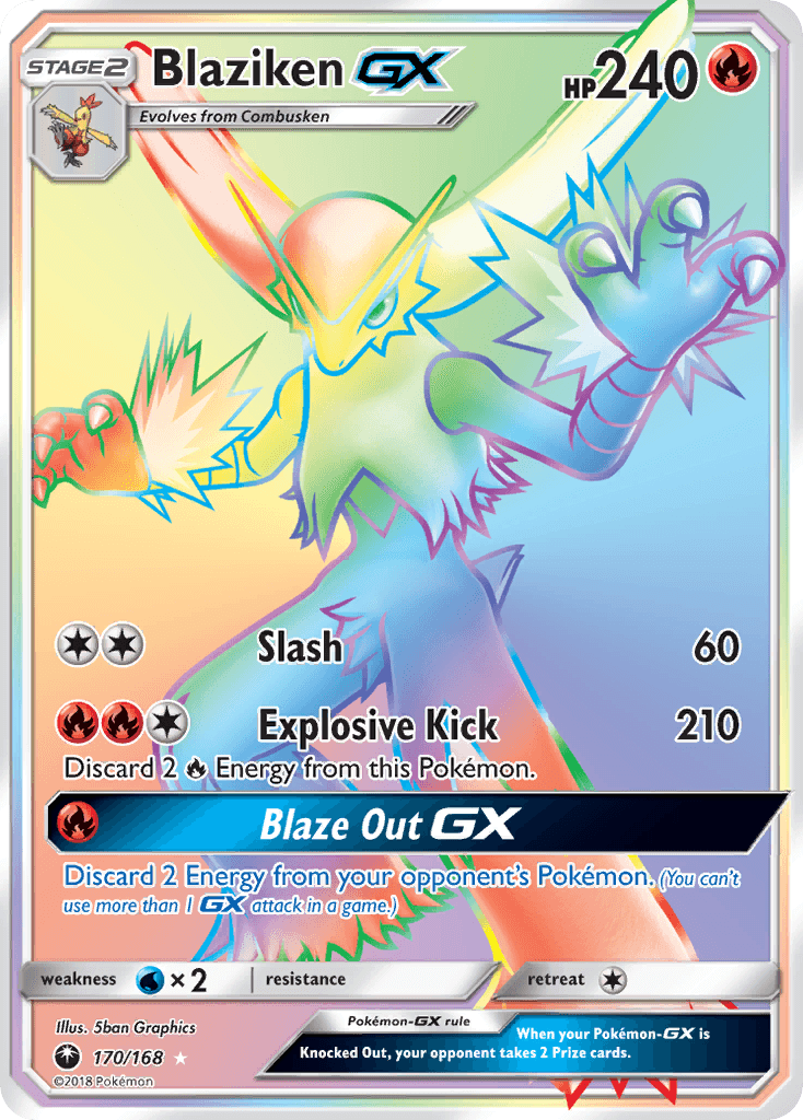 Blaziken-GX, Celestial Storm 170