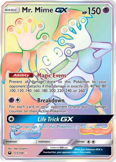 Mr. Mime-GX, Celestial Storm 173