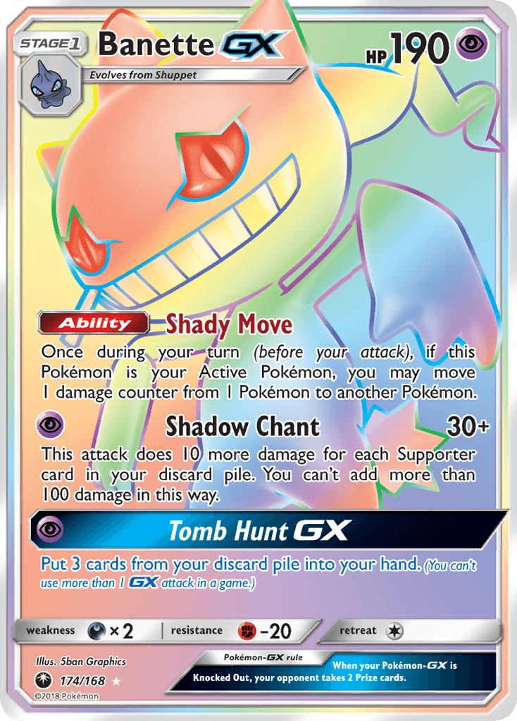 Banette-GX, Celestial Storm 174