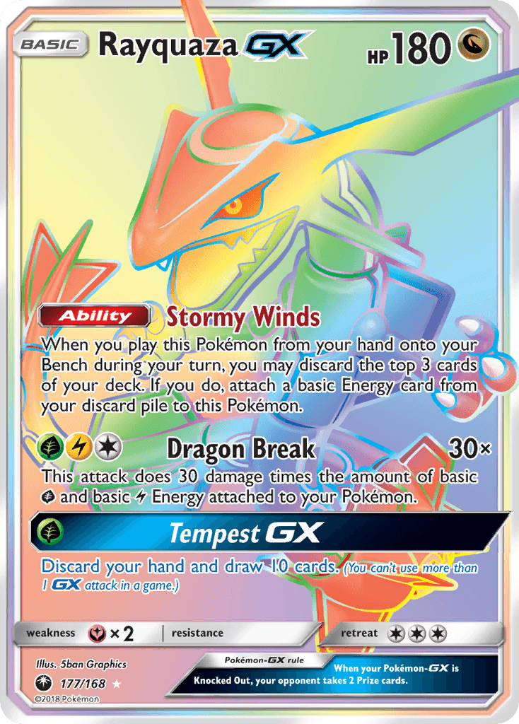 Rayquaza-GX, Celestial Storm 177