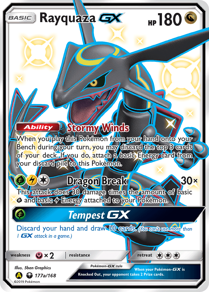 Rayquaza-GX, Celestial Storm 177a