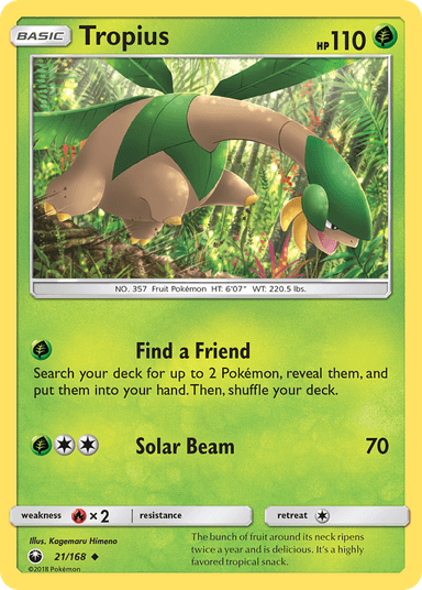 Tropius, Celestial Storm 21