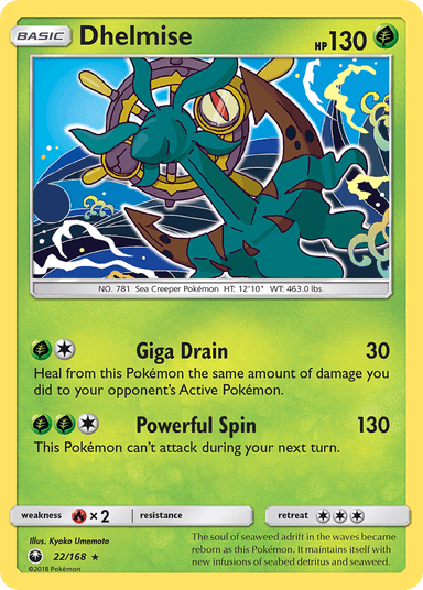 Dhelmise, Celestial Storm 22