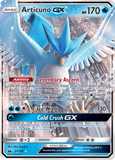 Articuno-GX, Celestial Storm 31