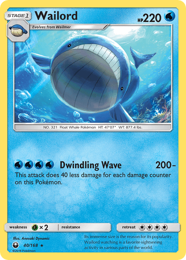 Wailord, Celestial Storm 40